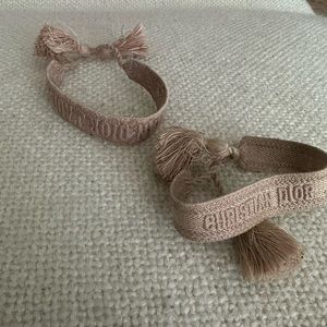 2 j’adior Dior bracelets